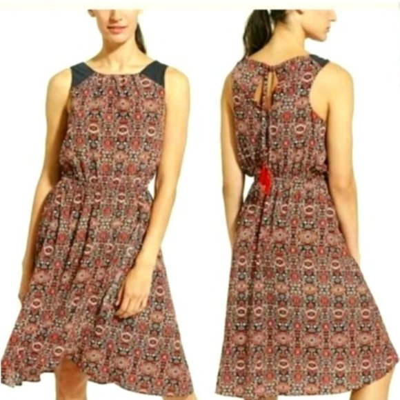 Athleta Dresses & Skirts - Athleta Martinique Knee Length Geometric Dress Size L